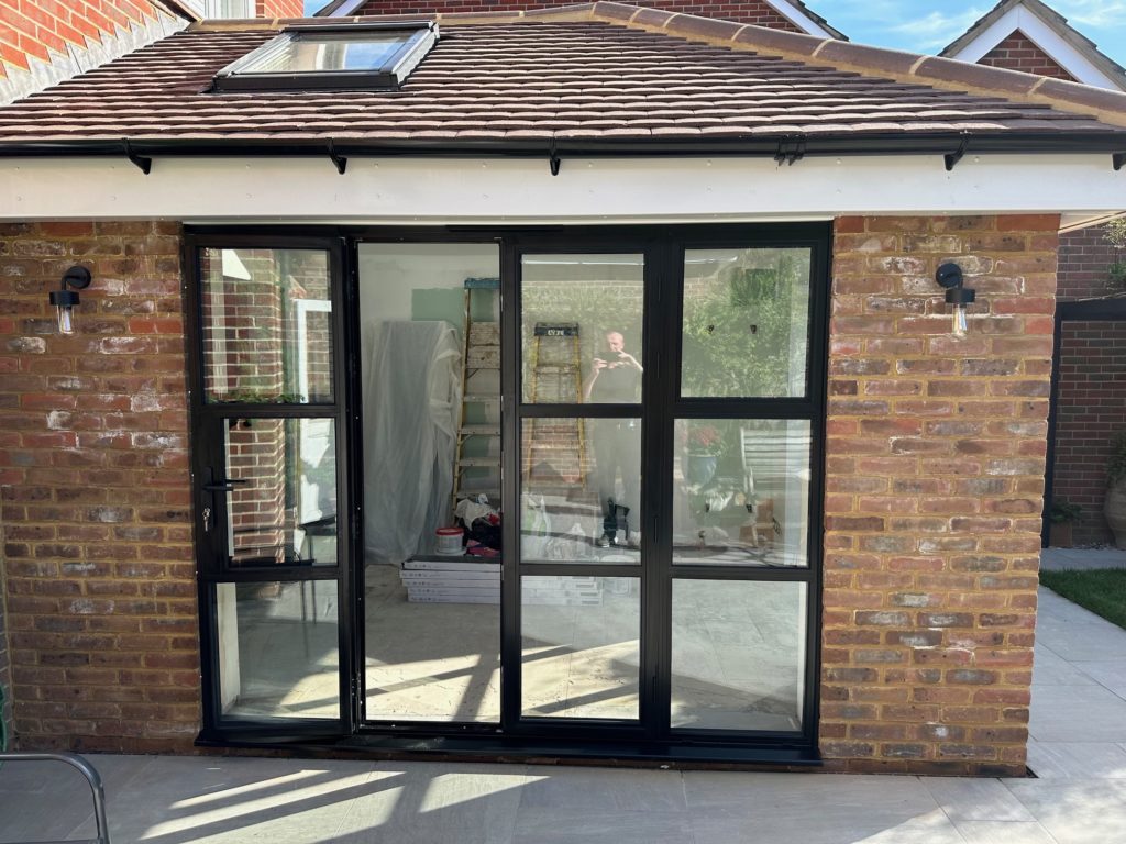 External heritage aluminium doors